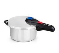 Orbegozo HP 4006 Olla a Presión de Acero Inoxidable 18/10 4 Litros - Olla Rápida Ø22 cm para Todo Tipo de Fuegos (Inducción, Gas, Vitro), 5 Sistemas de Seguridad, Selector Gradual de Presión (60-110