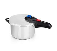 Orbegozo HP 6006 Olla a Presión de Acero Inoxidable 18/10 6 Litros - Olla Rápida Ø22 cm para Todo Tipo de Fuegos (Inducción, Gas, Vitro), 5 Sistemas de Seguridad, Selector Gradual de Presión (60-110