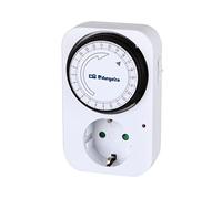 Orbegozo Temporizador de enchufe PG 02 - Programador 24 h, 15 min, 3500 W, uso fácil, blanco