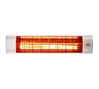 Orbegozo Estufa de infrarrojos PHF 45, 2000 W, interior y exterior, acero inoxidable, IP55