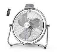 Orbegozo PWM 2147 Ventilador Industrial, 45 cm de diámetro, 3 velocidades de ventilación, Mando a Distancia, Sistema antivuelco, Cabezal oscilante multiorientable, 130 W, Metal