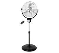 Orbegozo PWS 3050 Ventilador 2 en 1 - Potencia 120W, Montaje Pie y Pared, Aspas de 50 cm, 3 Velocidades, Mando a Distancia, Temporizador hasta 3,5 h, Cabezal Oscilante e Inclinable 10°