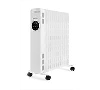 Orbegozo RAD 2500 - Radiador de aceite, 3 potencias, temporizador, pantalla LED, asa, mando a distancia, protección sobrecalentamiento, 2500 W