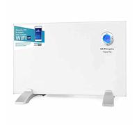 Orbegozo REW 1000 - Panel radiante digital Wi-Fi, 1000 W, pantalla digital LCD, programable, conexión inalámbrica mediante Orbegozo APP, Color Blanco