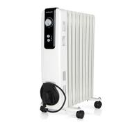 Orbegozo RH 2000 Radiador de Aceite Portátil 2000W - 9 Elementos, 3 Niveles de Potencia (800W/1200W/2000W), Ruedas Multidireccionales, Recogecables y Termostato Regulable