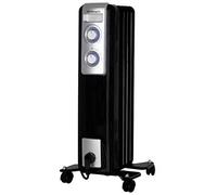 Orbegozo Radiador de aceite RN 1000 – 5 elementos, 1000 W, termostato regulable, ruedas pivotantes
