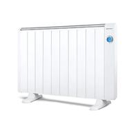 Orbegozo RRE 1810 - Emisor Térmico Bajo Consumo, 10 Elementos de Calor, Pantalla Digital LCD, Mando a Distancia, Funcionamiento Programable, 1800 W, Aluminio, Blanco
