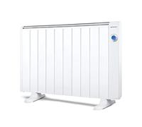 Orbegozo RRW 1800, Emisor térmico bajo consumo, 1800 W, 11 elementos reales, Aluminio, mando a distancia, WIFi, funcionamiento programable, control táctil, 3 modos control, color blanco