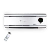 Orbegozo SP 6500 Calefactor de Pared Split Cerámico - Programable Diario/Semanal, Mando a Distancia, Panel LED, Detección de Ventanas Abiertas y Termostato Digital