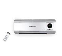 Orbegozo Calefactor eléctrico SP6500 2000W 2 niveles, prog. diario/semanal, termostato digital plata