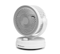 Orbegozo TF 1015 Ventilador de sobremesa 15 cm 40W 3 velocidades oscilación horizontal automática cabezal inclinable 90° silencioso pies antideslizantes diseño compacto gran caudal de aire