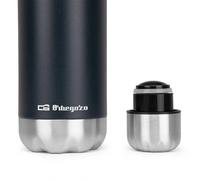 Orbegozo Termo TRL 1010 acero inoxidable 1 L, 12 h caliente/24 h frío, cierre hermético, negro