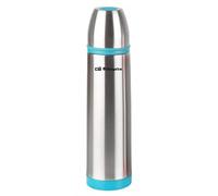 Orbegozo TRL 870 - Termo líquido, Tapón con pulsador dosificador, Sustancias frias 24 horas, Sustancias calientes 12 horas, Material Inoxidable, 750 ml