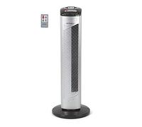 Orbegozo TWM 0975 - Ventilador de torre, 3 velocidades, mando a distancia, temporizador, oscilante, asa de transporte, 45 W, gris