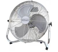 Orbegozo - Ventilador de pie industrial PW 0851 16924 de 50 cm y 155 W para talleres y almacenes, con 3 velocidades, asa de transporte y seguridad antivuelco Black Medium