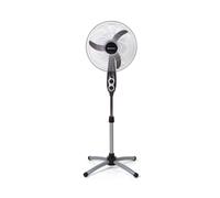 Orbegozo - Ventilador de pie Serie Oval SF 0156 con oscilación oval, 3 velocidades y temporizador hasta 2 h para uso doméstico y oficina, altura regulable hasta 155 cm, 45 cm, 60 W Black
