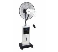 Orbegozo - Ventilador nebulizador SFA 7000 16301 de 40 cm con humidificación hasta 300 ml/h, depósito de 1,5 L y oscilación automática para salón, oficina o dormitorio Black Medium