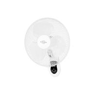 Orbegozo WF 0242, Ventilador de Pared, Mando a Distancia, 3 velocidades de ventilación, Cabezal oscilante multiorientable, temporizador, 40 W, color blanco