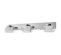 LEDVANCE OR lame aplique y techo con LED, cromo, 16,5W, 1050lm, 3000/4000K, (blanco frío/blanco cálido), protección IP44 contra cuerpos extraños y salpicaduras de agua