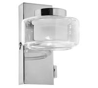 LEDVANCE Aplique de pared LED Or lame, 1 luz, cromo, IP44