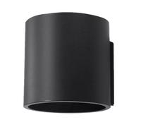 Sollux Lighting Lámpara de pared Orbis SL.0048 – aluminio, 1x40 W G9, negro