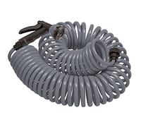 Orbit 26382 - Manguera de jardín en espiral, gris, 25 pies