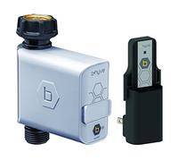 Orbit B-Hyve 94990-Programador Inteligente de riego con Enchufe Wi-Fi para Grifo de Manguera, Gris