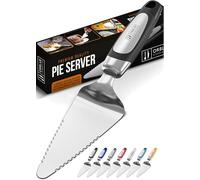 Orblue Corta Tartas Pala Tarta Multifuncional para Servir Tartas, Pastel y Pizza - Pala de Acero Inoxidable con Cortador y Servidor Integrado - Ideal para Eventos y Fiestas Familiares