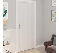 Ordellia Láminas autoadhesivas para puerta, 2 unidades, madera blanca, 210 x 90 cm, PVC, lámina adhesiva para puerta y ventana, lámina decorativa con corte, sin burbujas, extraíble, protección opaca