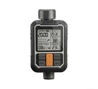 Ordenador de riego con pantalla LCD, sensor de lluvia, IP65, temporizador automático de riego, pantalla grande, control de riego con sensor de lluvia, resistente al agua, grifo programable