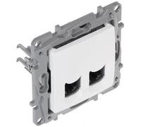 Ordenador Doble Enchufe 2x RJ45 Cat. 6 UTP NILOE 764574