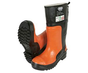 Oregon 295385/44 - Bota de seguridad de goma protectora yukon motosierra | Con puntas de acero (talla 44)