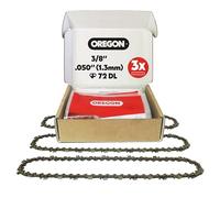 Oregon Cadena de Motosierra para Espada 50cm, 3/8", 1.3mm, 72 Eslabones | Pack de 3, Cadena de Repuesto, Compatible Stihl Modelos y más