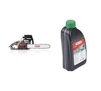 Oregon CS1500 Motosierra Eléctrica con Cable y Sistema de Autoafilado, 2400 W, 230V, Barra de 45 cm & Scientific Aceite Orgánico y Biodegradable para Lubricar Cadenas de Motosierra (Botella de 1 l)