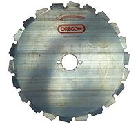 Oregon Cuchilla Desbrozadora de 200 mm Ø con Eje de 25,4 mm, Vegetación Frondosa, Ramas y Matorrales, Disco de Sierra de Corte Profesional, Tipo EIA para Desbrozadoras de ≥30 cc y Desmalezadoras