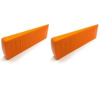 Oregon Cuña para Tala de Árboles, Cuña Resistente de Plástico de 19cm, Palanca de Plástico para Tala con Motosierra, Cuña con Ranuras de Guía, Herramienta de Arboricultura, Fabricada en Europa