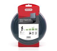 Oregon Hilo Cuadrado de Corte para Desbrozadora 4mm, Hierba, Maleza, Vegetación y más, Hilo de Nylon de Gran Resistencia, Compatible con la Mayoría de Modelos Estándar, 4.0mm x 22m (539166)