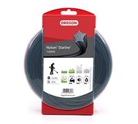 Oregon Star Hilo para Desbrozadora 2.4mm, Hierba, Maleza, Vegetación y más, Hilo de Nylon de Gran Resistencia, Compatible con la Mayoría de Modelos Estándar, 2.4mm x 90m (104883E)