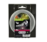 Oregon Hilo Material dual para Desbrozadora 2.4mm, Hierba, Maleza, Vegetación y más, Hilo de Nylon de Gran Resistencia, Compatible con la Mayoría de Modelos Estándar, 2.4mm x 15m (295367E)