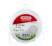 Oregon Hilo para Desbrozadora, Recambio de Hilo de Nylon para Cortacésped, Jardinería y Bricolaje, Universal, Hilo Redondo, Bobina de 1,3 mm x 15 m, Color: Transparente (69-482-CL)