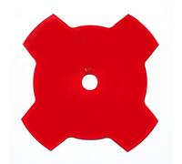 Oregon One-For-All 295500-0 - Cuchilla desbrozadora universal de 3 dientes para césped y malas hierbas para máquinas Stihl, Husqvarna, Mitox, Echo, Kawasaki y otras máquinas, color rojo, 1,4 x 230 mm