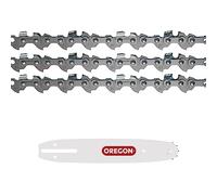 Oregon Pack de 3 Cadenas de podador de altura y 1 Espada Cadena 3/8" Low Profile, 0.50 pulgadas (1.3mm), 40 eslabones y Espada A041 de 25cm, compatible con Black & Decker, Ryobi, Bosch, Dolmar