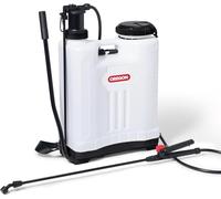 Oregon Pulverizador a Presión Tipo Mochila para Insecticidas y Herbicidas con Lanza y 4 Boquillas Ajustables, 20 Litros, Accesorio de Jardinería para la Espalda en Formato Mochila