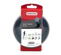 Oregon Star Hilo para Desbrozadora 2mm, Hierba, Maleza, Vegetación y más, Hilo de Nylon de Gran Resistencia, Compatible con la Mayoría de Modelos Estándar, 2.0mm x 15m (581222)