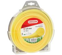 Oregon Yellow Round Hilo Redondo para Desbrozadora 4mm, Hierba, Maleza, Vegetación y más, Hilo de Nylon de Gran Resistencia, Compatible con la Mayoría de Modelos Estándar, 4.0mm x 32m (69-387-Y)