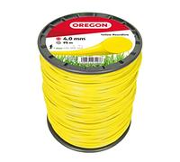 Oregon Yellow Round Hilo Redondo para Desbrozadora 4mm, Hierba, Maleza, Vegetación y más, Hilo de Nylon de Gran Resistencia, Compatible con la Mayoría de Modelos Estándar, 4.0mm x 95m (69-388-Y)