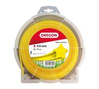 Oregon Yellow Star Hilo para Desbrozadora 3mm, Hierba, Maleza, Vegetación y más, Hilo de Nylon de Gran Resistencia, Compatible con la Mayoría de Modelos Estándar, 3.0mm x 71m (69-460-Y)
