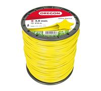 Oregon Yellow Star Hilo para Desbrozadora 3mm, Hierba, Maleza, Vegetación y más, Hilo de Nylon de Gran Resistencia, Compatible con la Mayoría de Modelos Estándar, 3.0mm x 212m (69-461-Y)