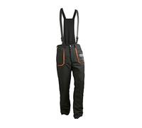Oregon 295445 Peto de Protección Anticorte con Tirantes, Pantalones de Seguridad Tipo A para Motosierra, Gris oscuro, L