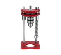 Oreilet Soporte de Taladro Vertical, Guía de Taladro Portátil | Soporte de Prensa de Taladro para Taladro Manual, Rango de Sujeción de 1,5-10 Mm, Plantilla de Perforación Vertical con Llave
